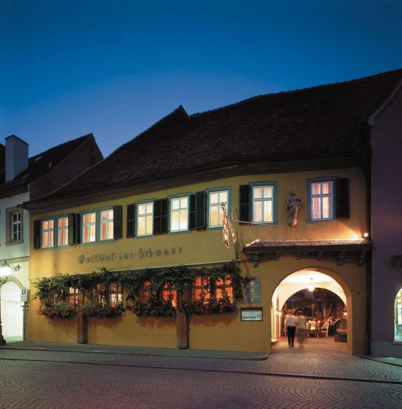 Romantik Hotel Zur Schwane Volkach Zewnętrze zdjęcie