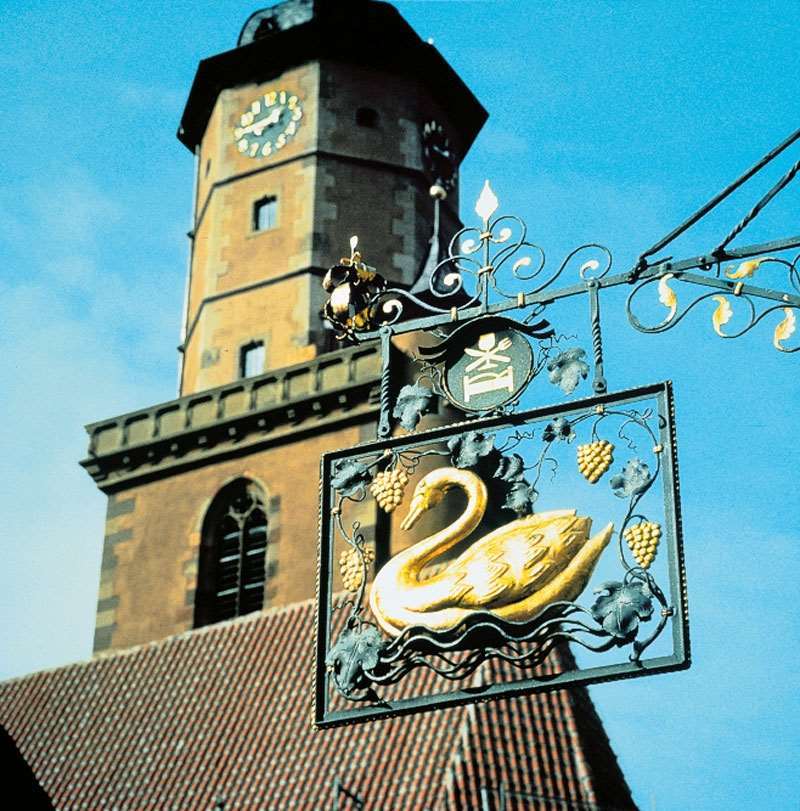 Romantik Hotel Zur Schwane Volkach Zewnętrze zdjęcie