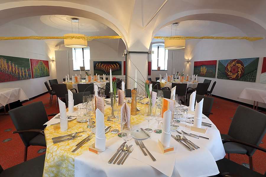 Romantik Hotel Zur Schwane Volkach Restauracja zdjęcie